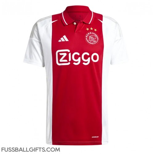 Ajax Fußballbekleidung Heimtrikot 2024-25 Kurzarm